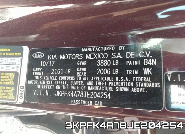 3KPFK4A78JE204254 фото 10