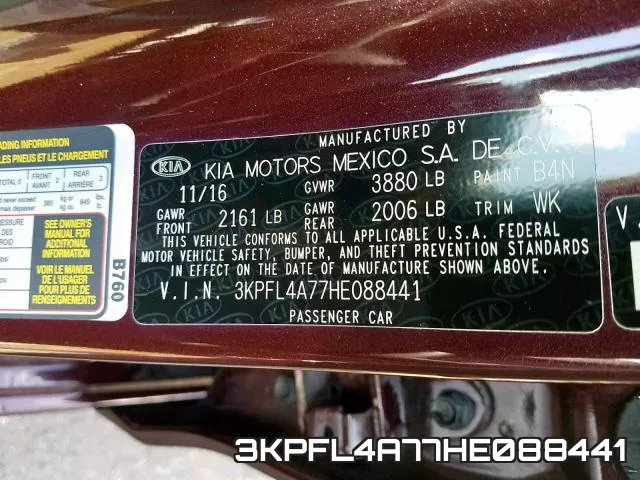 3KPFL4A77HE088441 фото 2