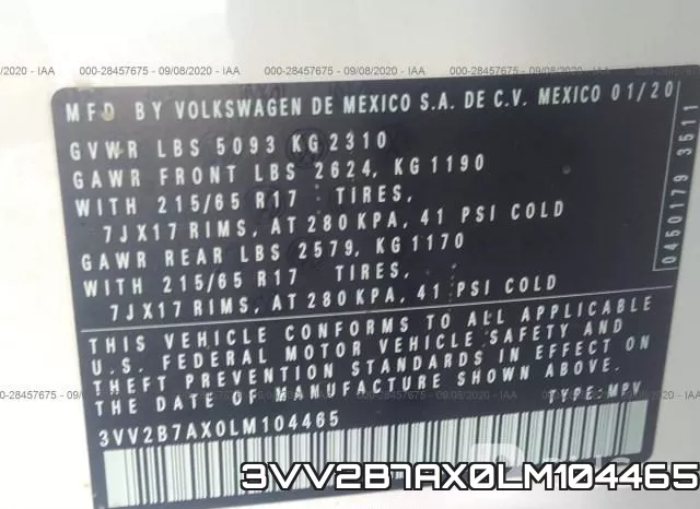 3VV2B7AX0LM104465 фото 10