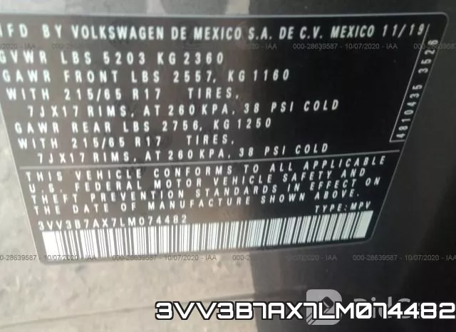 3VV3B7AX7LM074482 фото 10