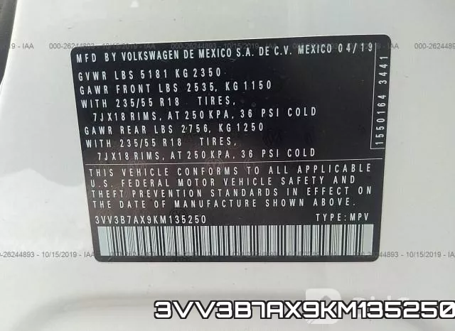 3VV3B7AX9KM135250 фото 10