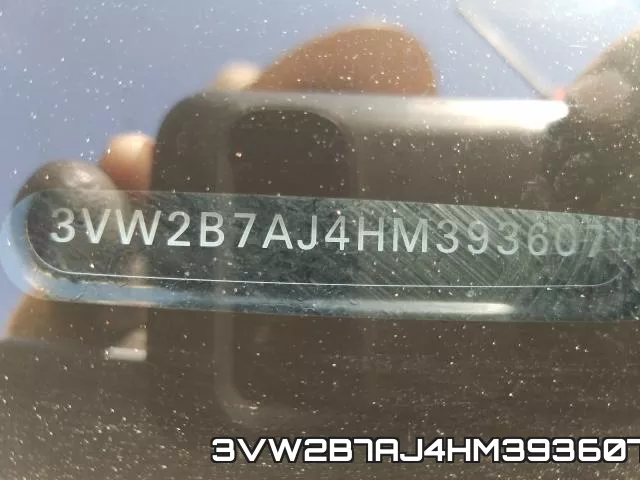 3VW2B7AJ4HM393607 фото 2