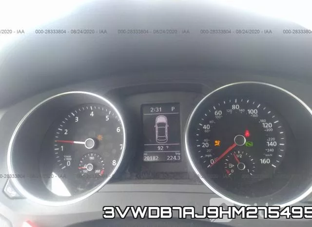 3VWDB7AJ9HM275495 фото 8