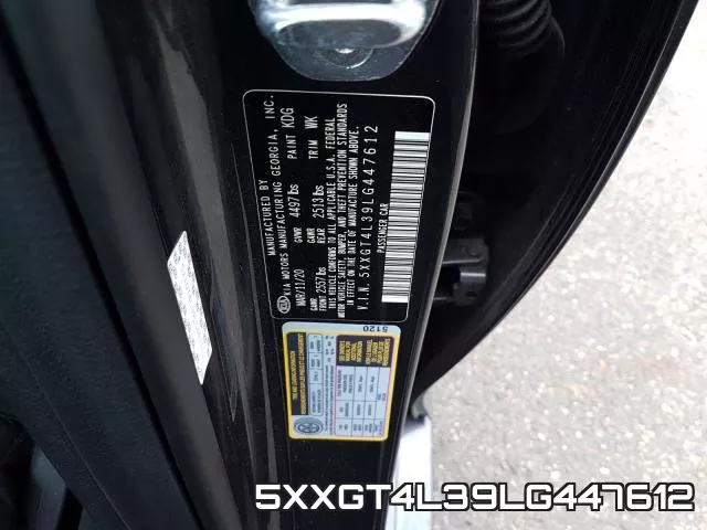 5XXGT4L39LG447612 фото 2