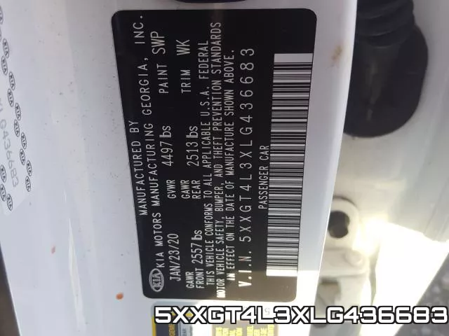 5XXGT4L3XLG436683 фото 2