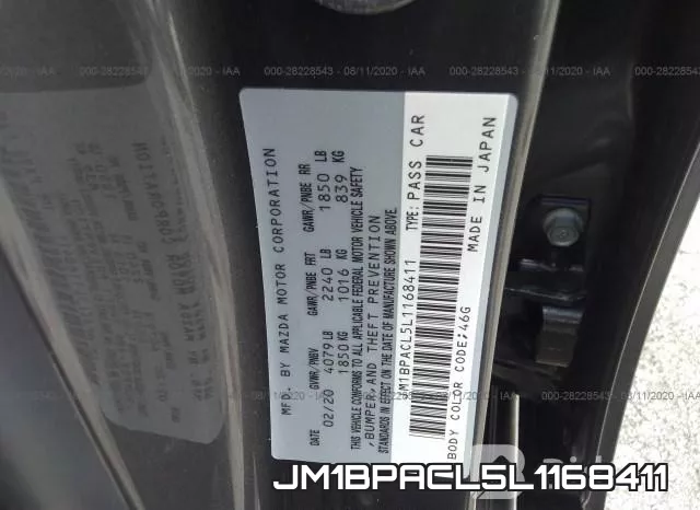 JM1BPACL5L1168411 фото 10