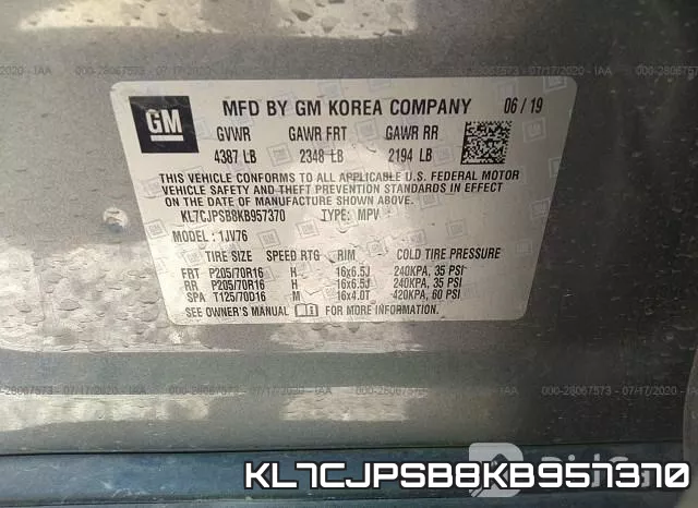 KL7CJPSB8KB957370 фото 10