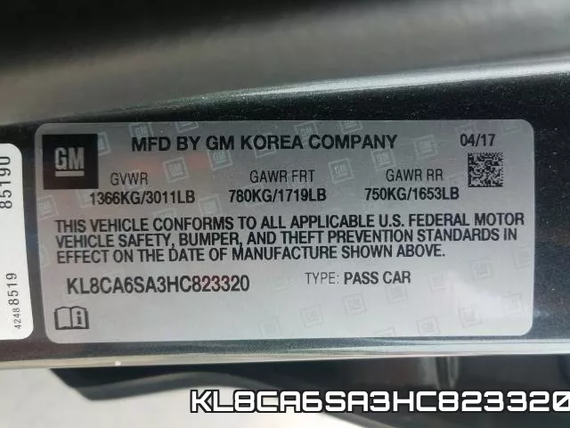 KL8CA6SA3HC823320 фото 2