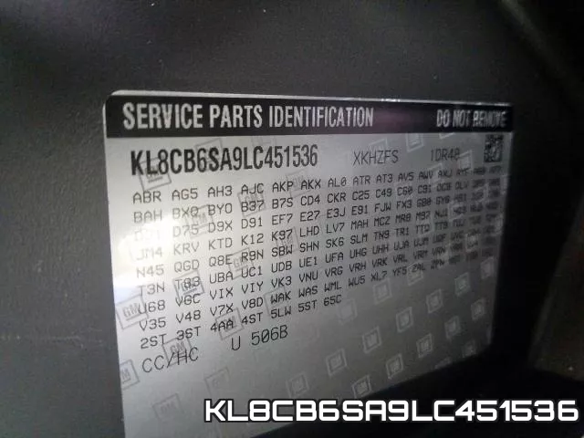 KL8CB6SA9LC451536 фото 2
