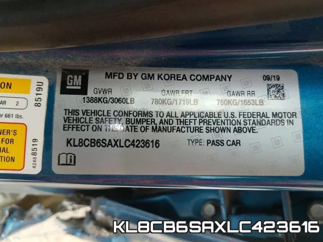 KL8CB6SAXLC423616 фото 2