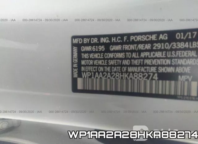 WP1AA2A28HKA88274 фото 10