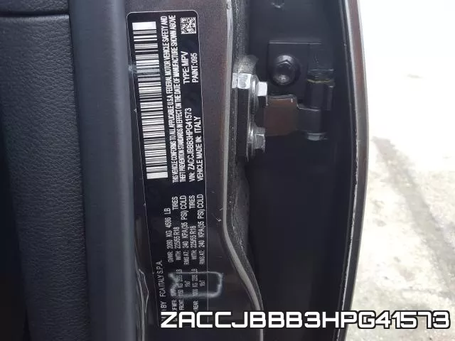 ZACCJBBB3HPG41573 фото 2