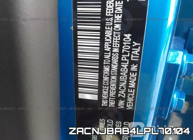 ZACNJBAB4LPL70104 фото 10