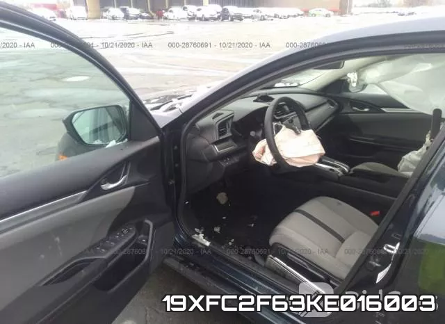 19XFC2F63KE016003 фото 6