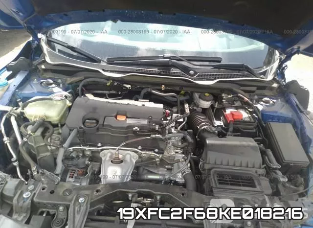 19XFC2F68KE018216 фото 2