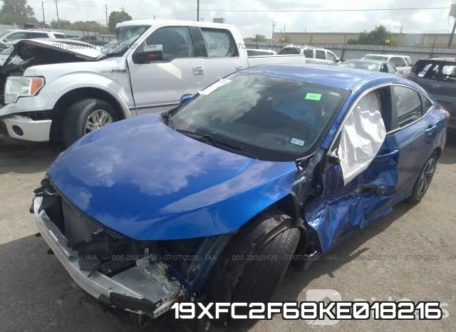 19XFC2F68KE018216 фото 3