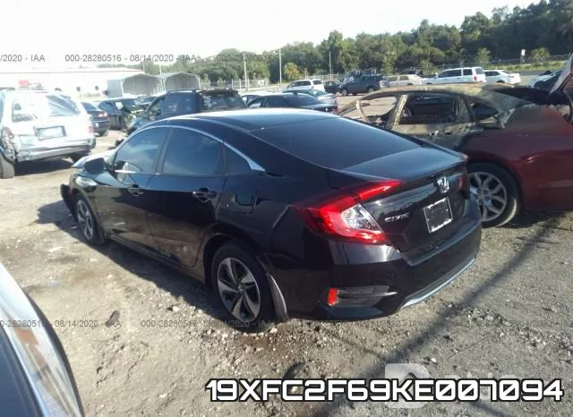 19XFC2F69KE007094 фото 4