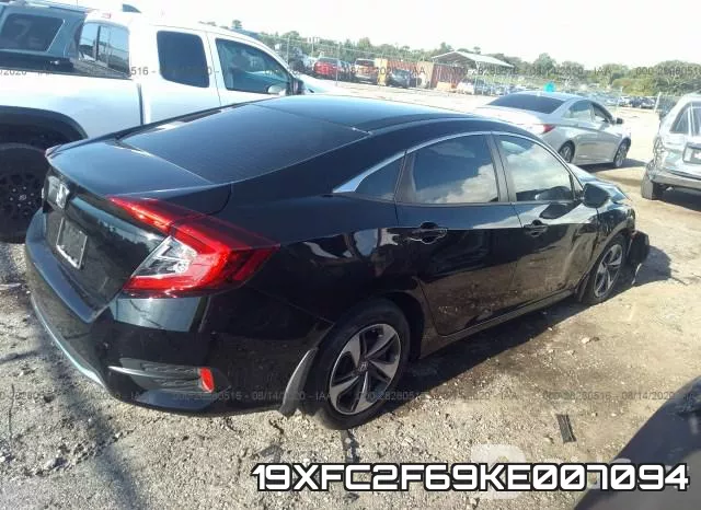 19XFC2F69KE007094 фото 5
