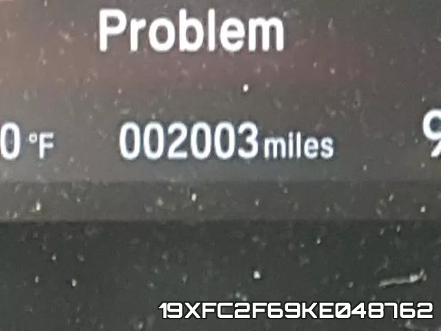 19XFC2F69KE048762 фото 9