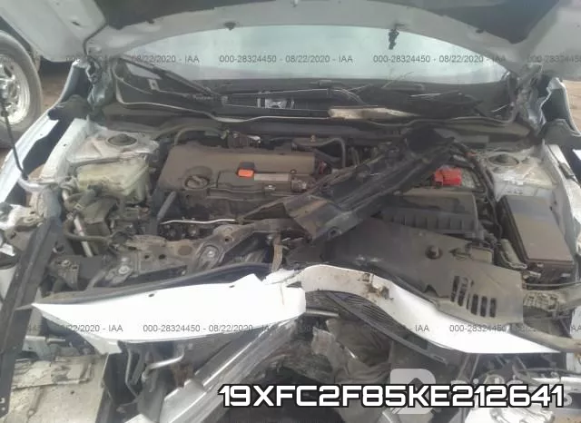 19XFC2F85KE212641 фото 2