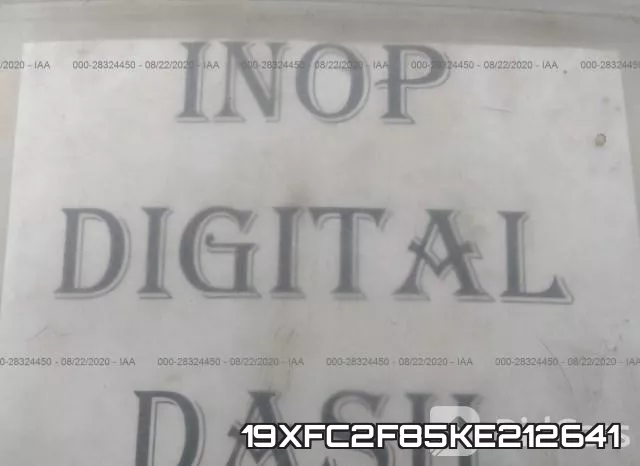 19XFC2F85KE212641 фото 8