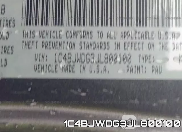 1C4BJWDG3JL800100 фото 10