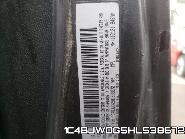 1C4BJWDG5HL538672 фото 2