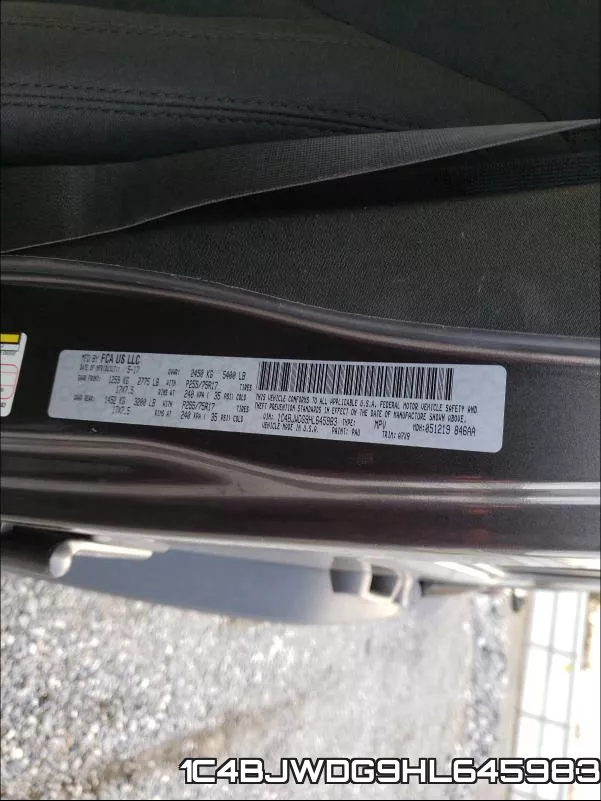 1C4BJWDG9HL645983 фото 2