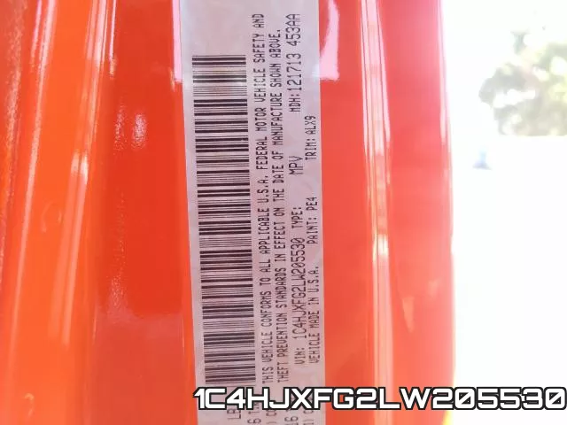 1C4HJXFG2LW205530 фото 2