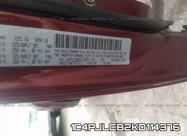 1C4PJLCB2KD114376 фото 10