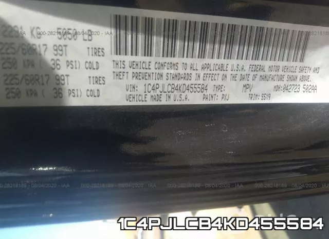 1C4PJLCB4KD455584 фото 9