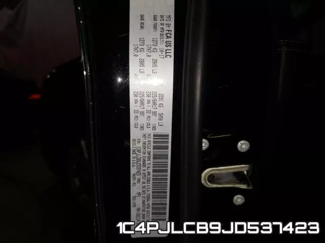 1C4PJLCB9JD537423 фото 2