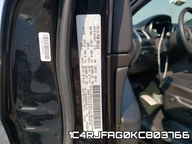 1C4RJFAG0KC803766 фото 2