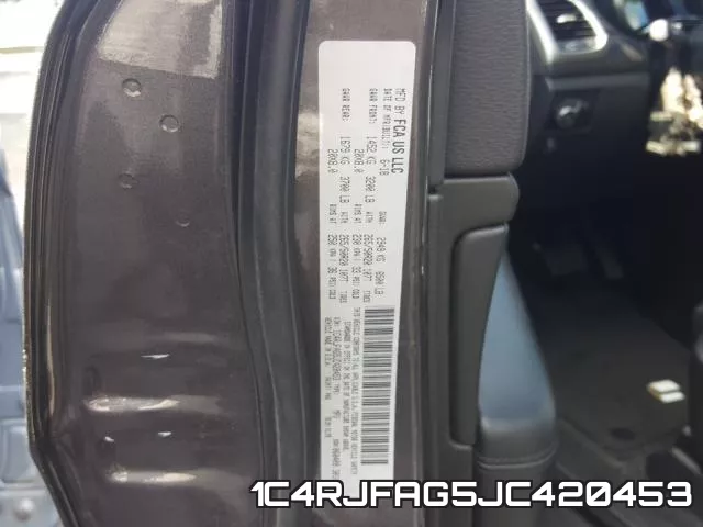 1C4RJFAG5JC420453 фото 2