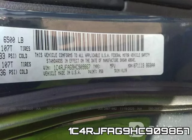 1C4RJFAG9HC909867 фото 10
