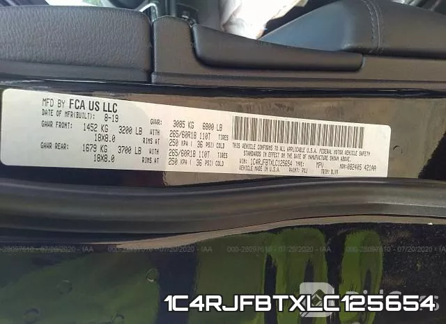 1C4RJFBTXLC125654 фото 10