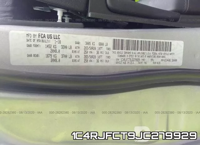 1C4RJFCT9JC279929 фото 10