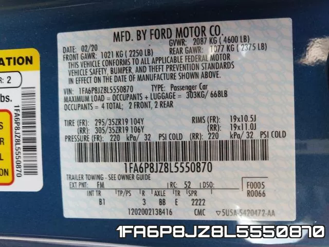 1FA6P8JZ8L5550870 фото 2