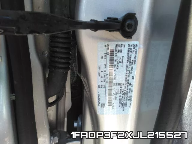 1FADP3F2XJL215527 фото 2