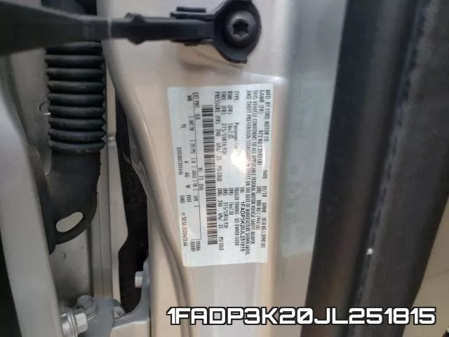 1FADP3K20JL251815 фото 2