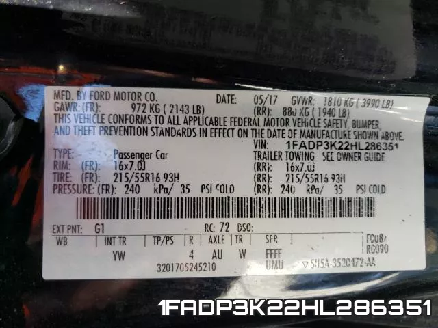 1FADP3K22HL286351 фото 2