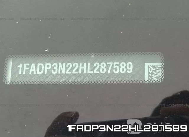 1FADP3N22HL287589 фото 10