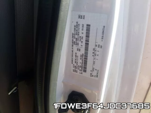 1FDWE3F64JDC37685 фото 2