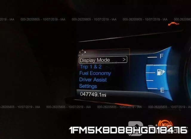 1FM5K8D88HGD18476 фото 8