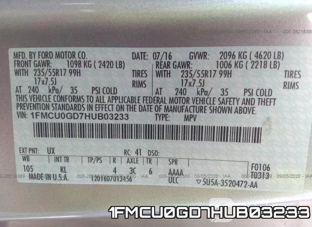 1FMCU0GD7HUB03233 фото 10