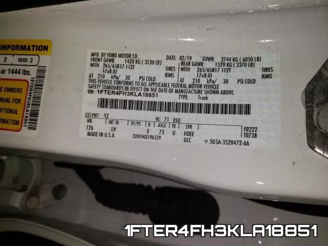 1FTER4FH3KLA18851 фото 2