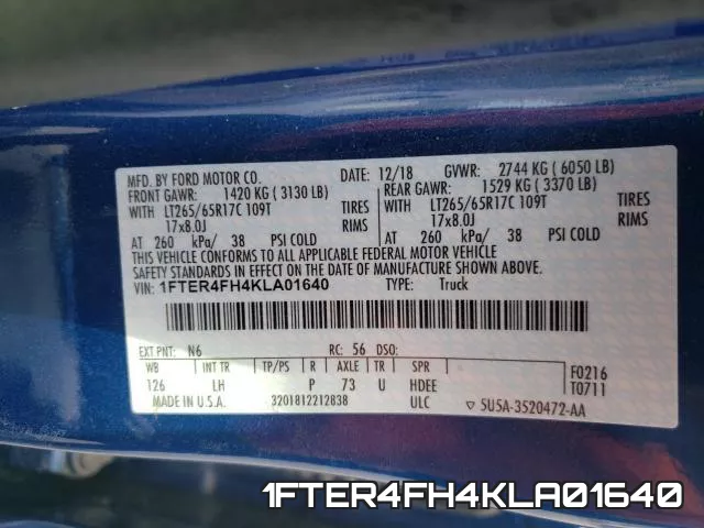 1FTER4FH4KLA01640 фото 2