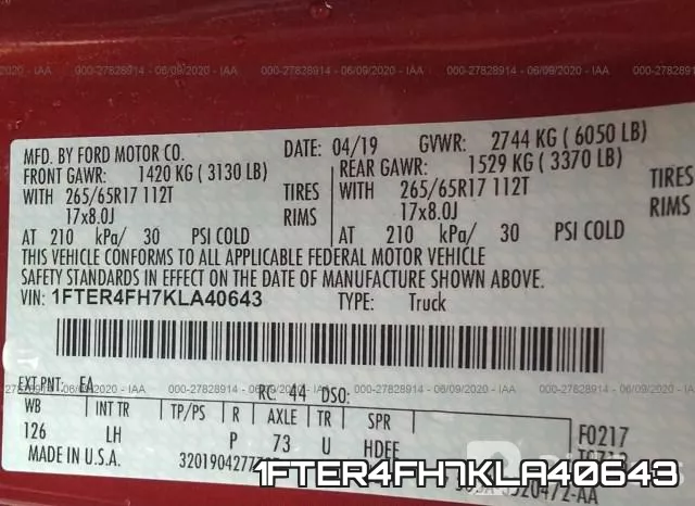 1FTER4FH7KLA40643 фото 10