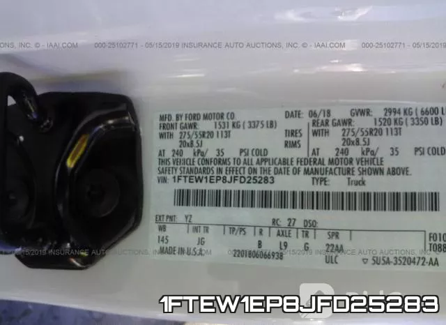 1FTEW1EP8JFD25283 фото 10