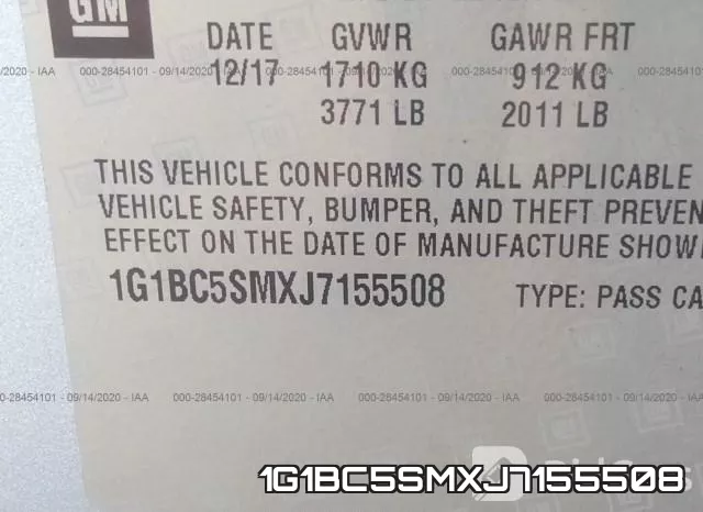 1G1BC5SMXJ7155508 фото 10